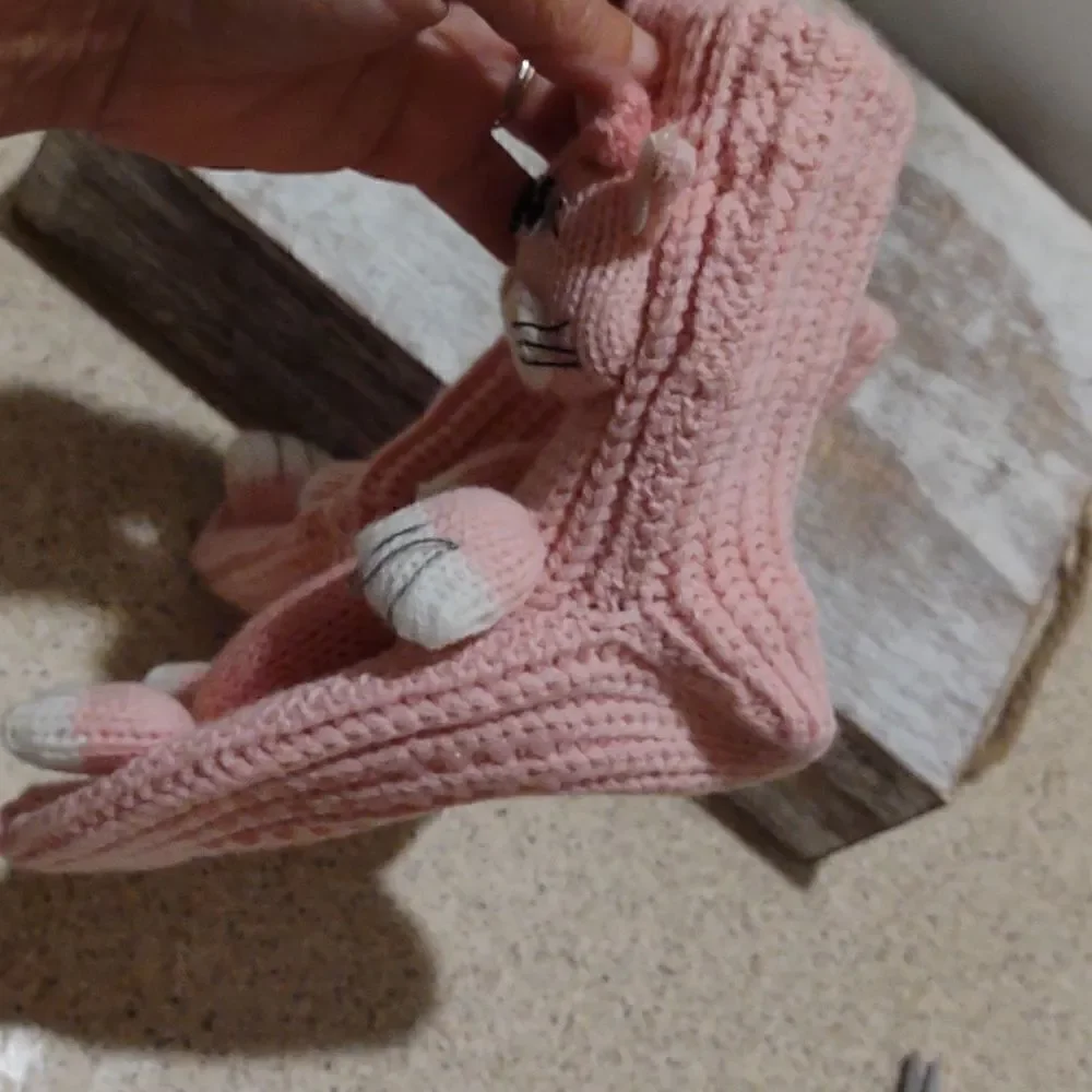 👍 Kids Sweater Socks Kittens. K1